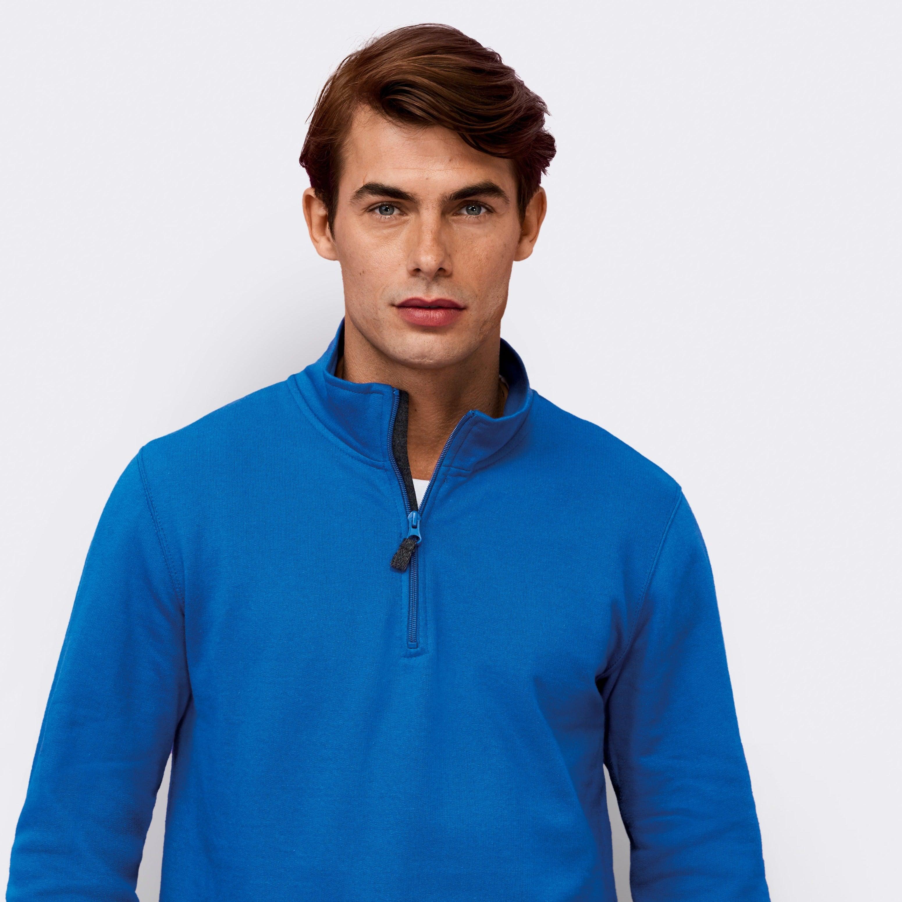 Sweat-shirt Homme col camionneur (1/4 ZIP) STAN - alēlu