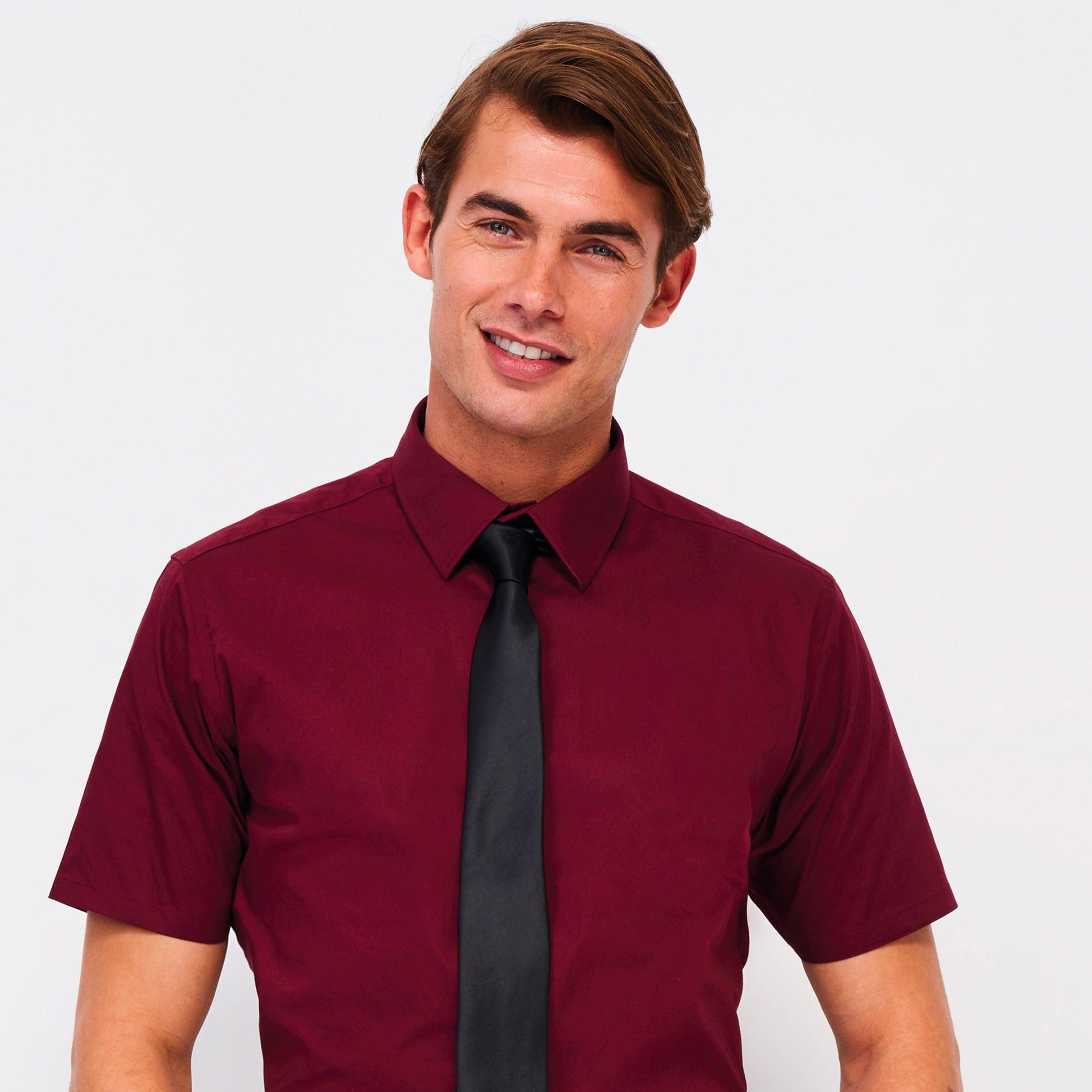 Chemise Homme Stretch manches courtes BROADWAY - alēlu